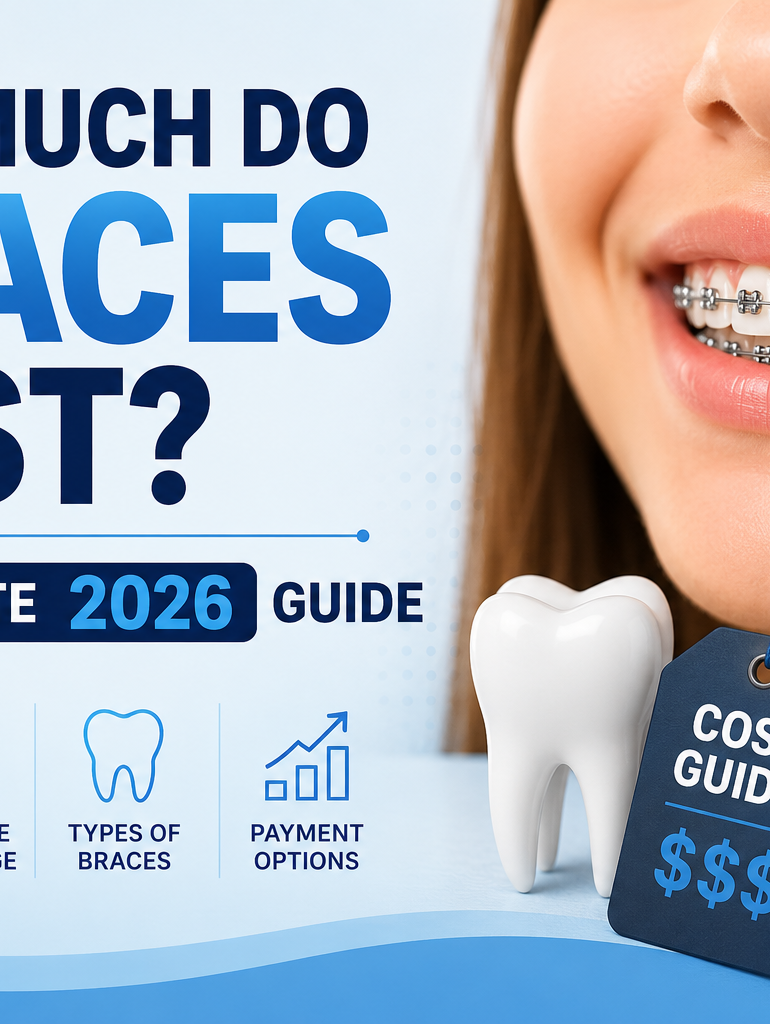 Illustration about the cost of braces in 2026 showing orthodontic treatment pricing and dental consultation.
