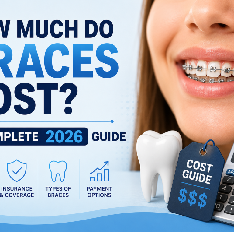 Illustration about the cost of braces in 2026 showing orthodontic treatment pricing and dental consultation.