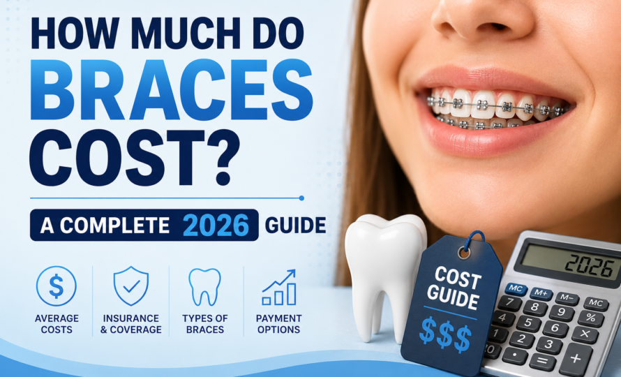 Illustration about the cost of braces in 2026 showing orthodontic treatment pricing and dental consultation.