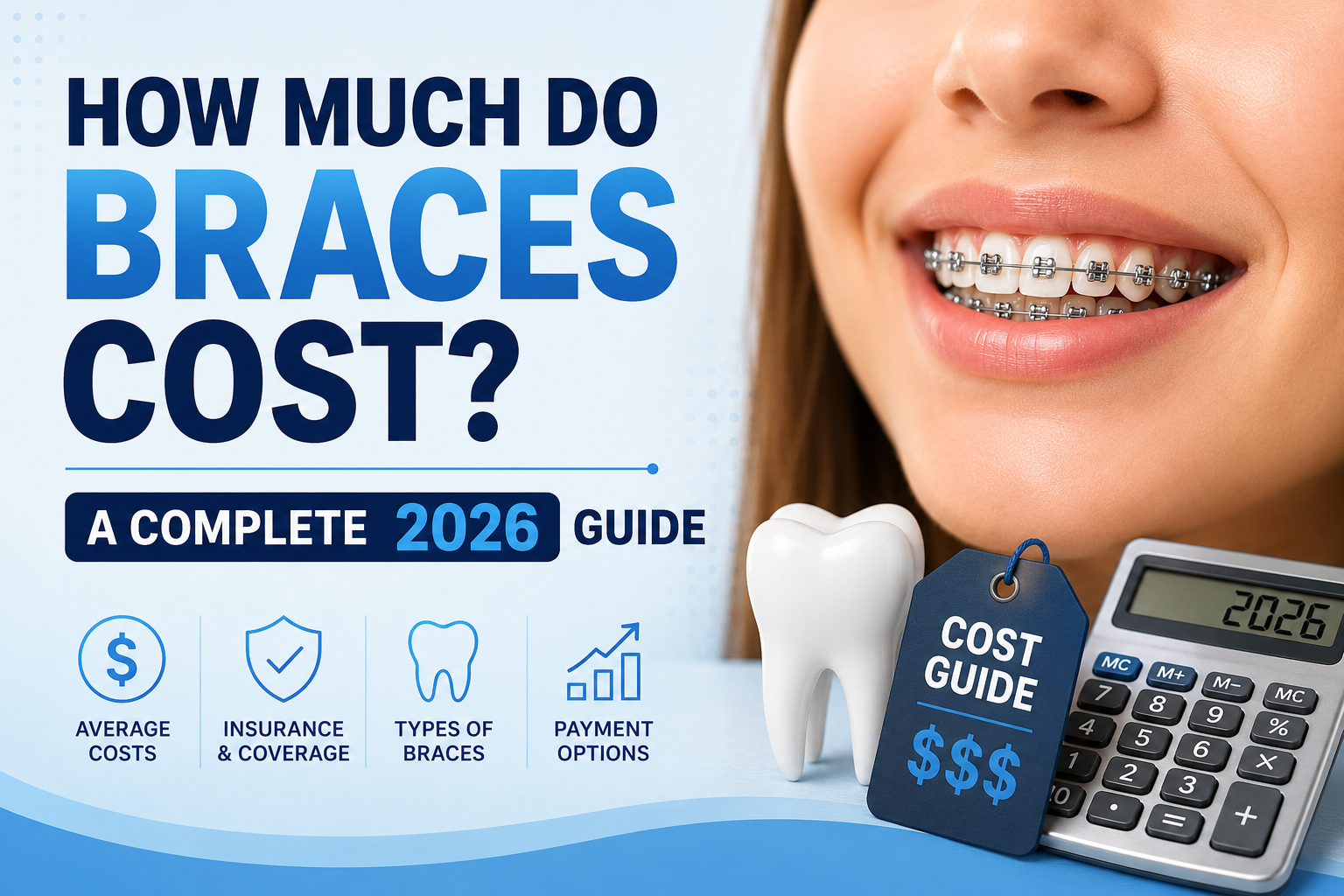 Illustration about the cost of braces in 2026 showing orthodontic treatment pricing and dental consultation.
